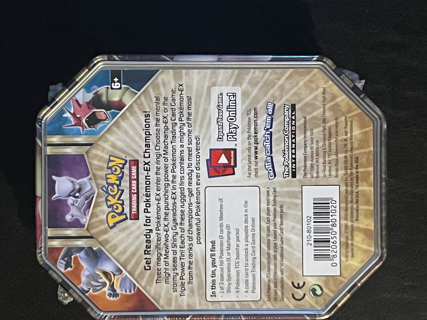 Pokemon Gyarados Triple Powers Tin English