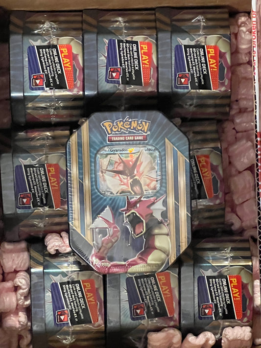 Pokemon Gyarados Triple Powers Tin English